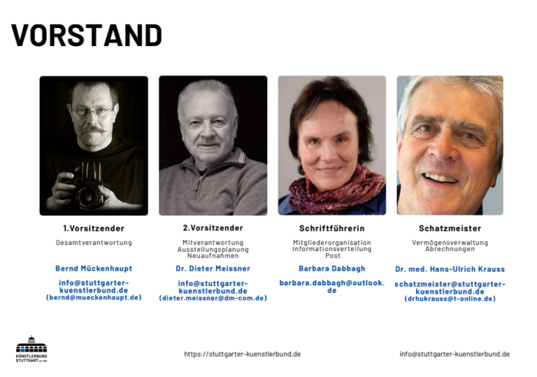 Wir stellen uns vor! Das Team und der Vorstand.